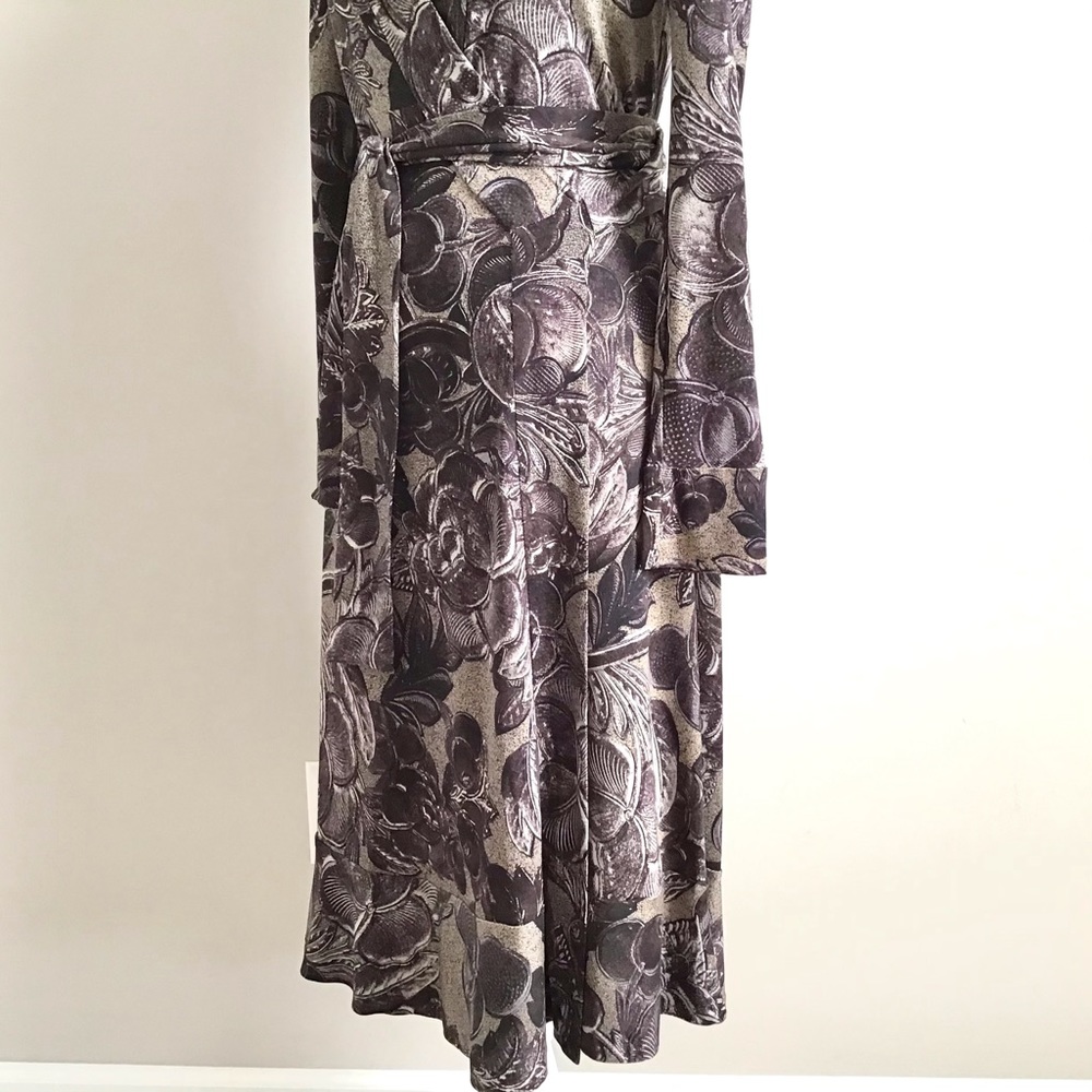 Rare Early 2000s Vintage Silk Wrap Dress ASO Lorelai Gilmore in Gilmore Girls - Picture 15 of 16